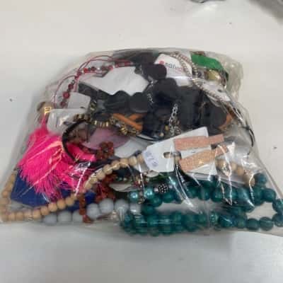  1.2 kilo bag of TANGLED jewellery-please read description 