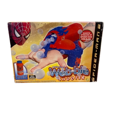 Vintage Collectable 2004 Spider-Man Motorized Webble Shooter 