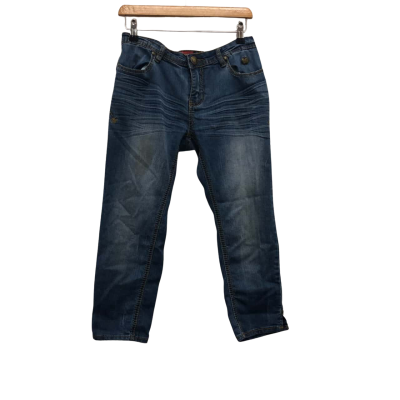 Apple Bottom Womens  Size 10 / 9 Cropped Jeans Blue 