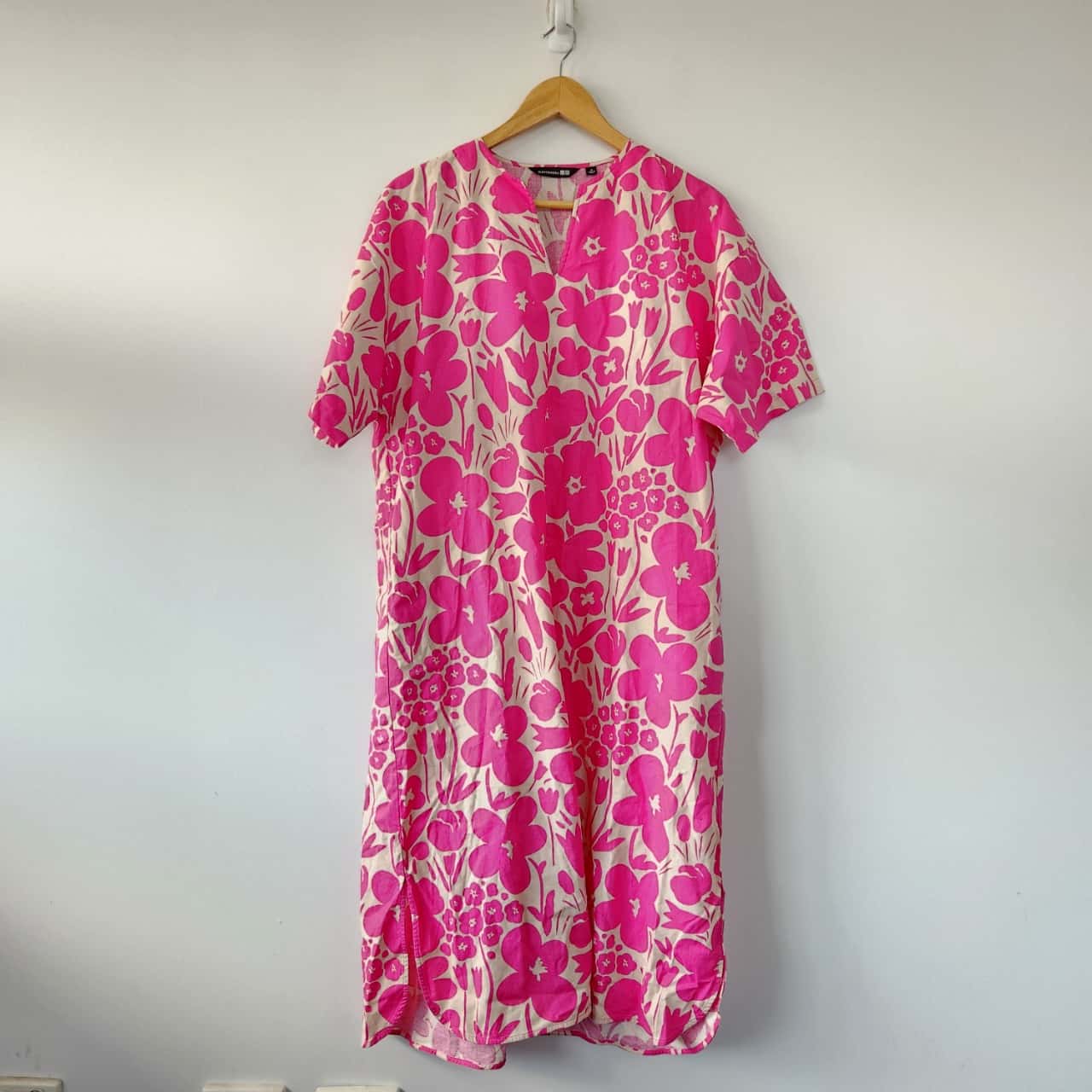 open lace back dress Marimekko Perenna Unikko Cotton Poplin Dress main image 0