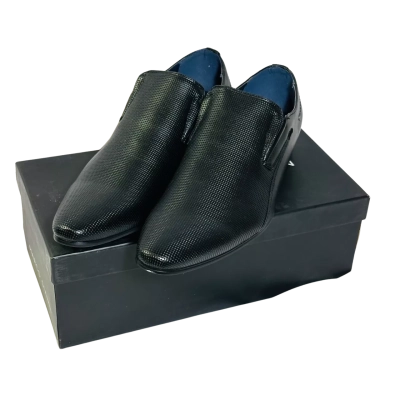 MARCO GIANNI Size 44 Dress Shoes Black  