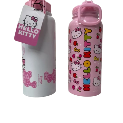 Hello Kitty stainless steel water bottles X2