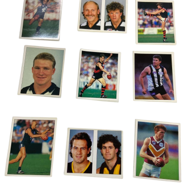 Vintage collection of 1994 AFL football stickers x 115