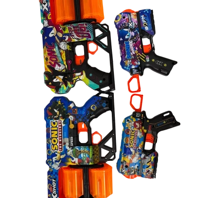 ZURU X-Shot Sonic the Hedgehog 4-Blaster Bundle – Dread & Menace