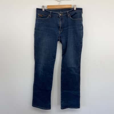 R.M. Williams Navy Blue Denim Jeans  Size 43 
