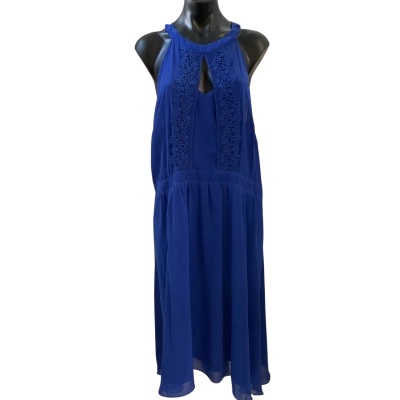 City Chic Womens  Size L Sleeveless Dress  Blue 