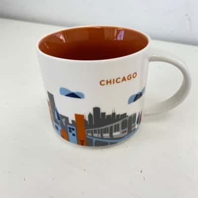 Starbucks Chicago You Are Here Coffee Global City Mug 14 Oz Cup Travel