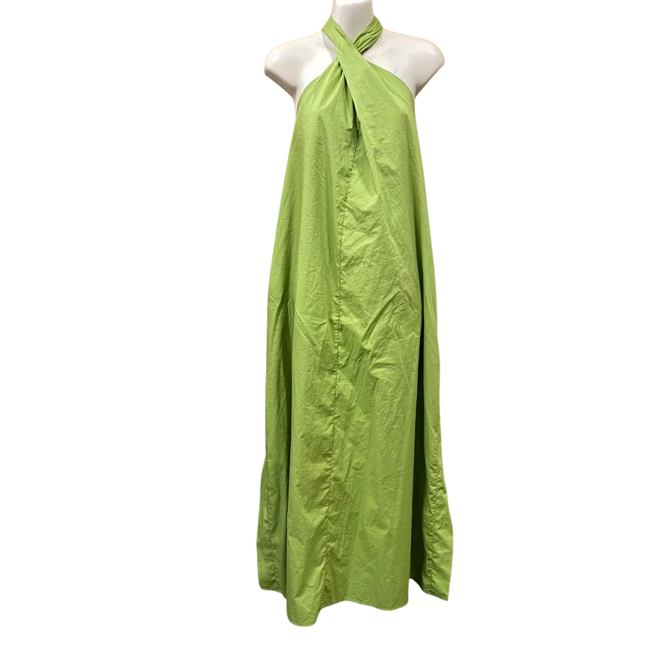 Dissh Olive Green Halter Neck Dress Size 14 - New With Tags | Salvos Stores Dissh Olive Green Halter Neck Dress Size 14 - New With Tags | Salvos Stores