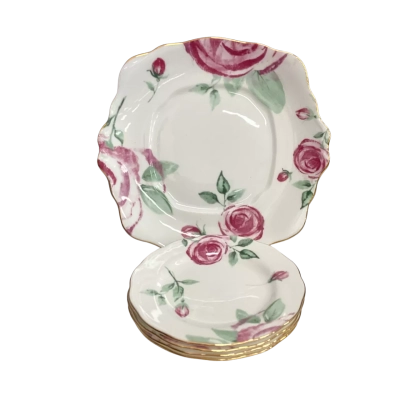 Royal Albert cake Serving Set. Rose Cloud Series