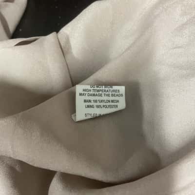 Womens Alannah Hill  Sequin Size 8 Party Dress Beige 