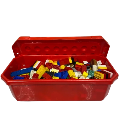 1kg mixed lego in lego box