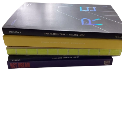 5 K-pop books (not including cds)