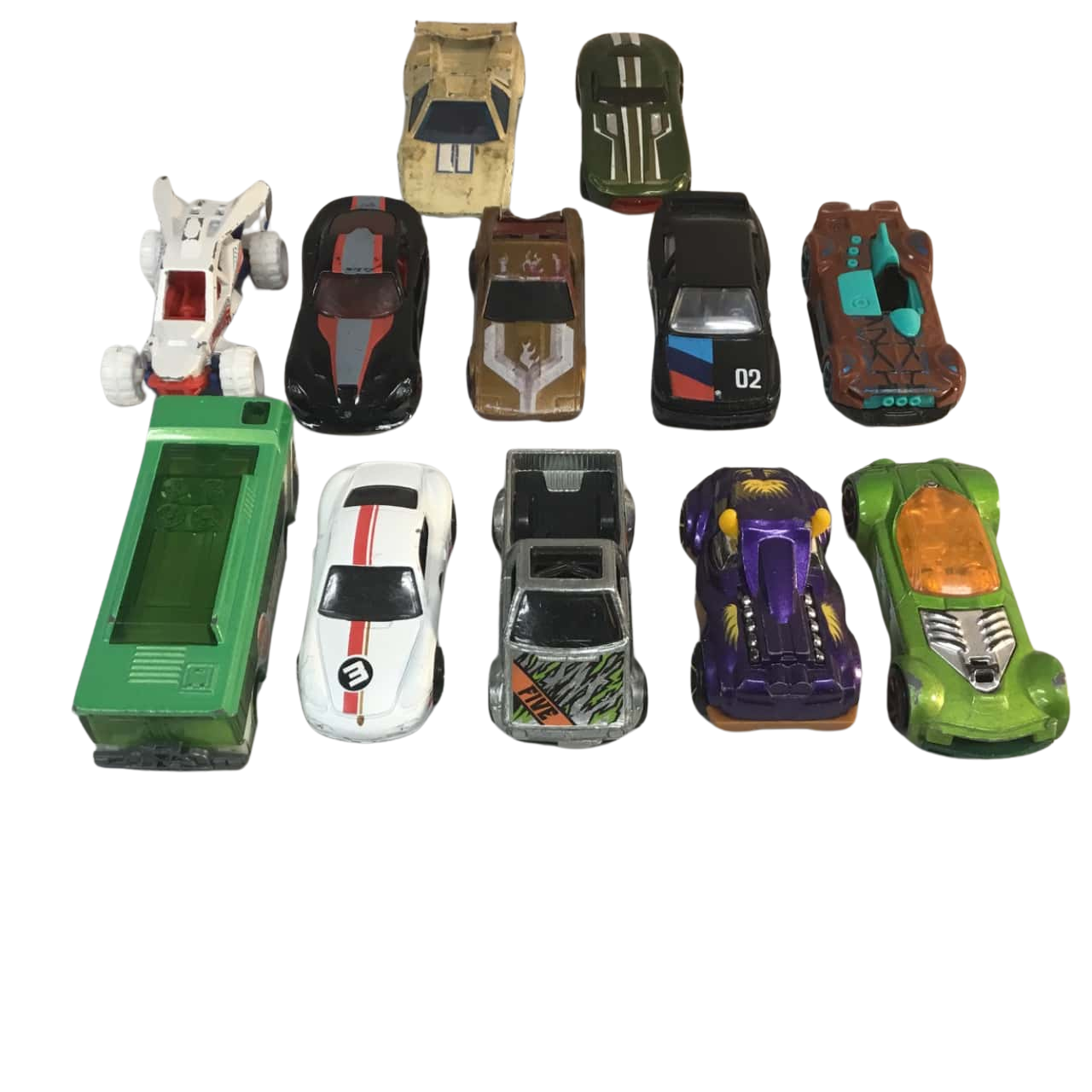 Hot Wheels Assorted Cars x 12 As pictured