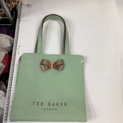 Ted Baker Womens Green and gold hand bag 