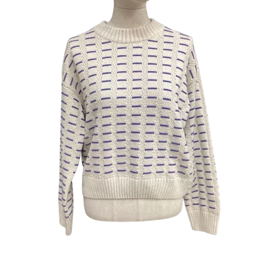 KowTow Womens  Size XS Thread Jumper Blue / Natural 