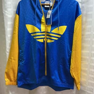 Adidas Mens Size 8 Colorblock Windbreaker
