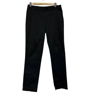 David Lawrence Womens  Size 10 Straight Leg Pants Black