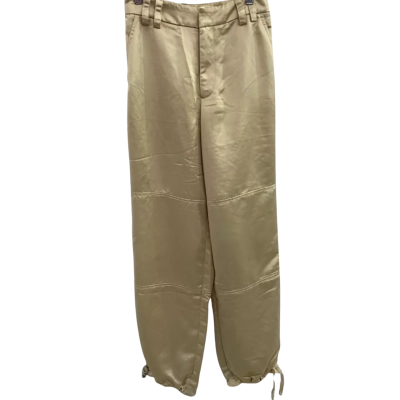 First MSE Womens Size XS Aster Satin Pants Ivory