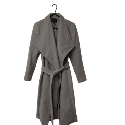 Pilgrim Womens  Size 10  Grey Trench Coat 