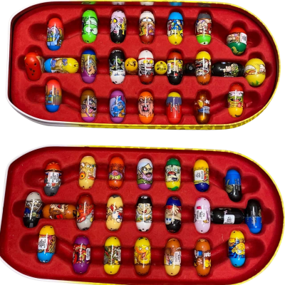 Mighty Beans Cheetah Storage Case With 49 Beans