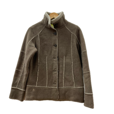 Aigle Womens Jacket Size 36 Beige / Brown 