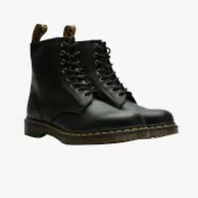 Unisex Dr. Martens 1460 Nappa 8-Eye size10 steel cap boots (B18) 