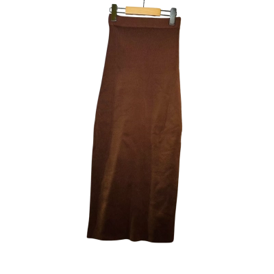 DISSH Size 6 Maxi Skirt Brown 