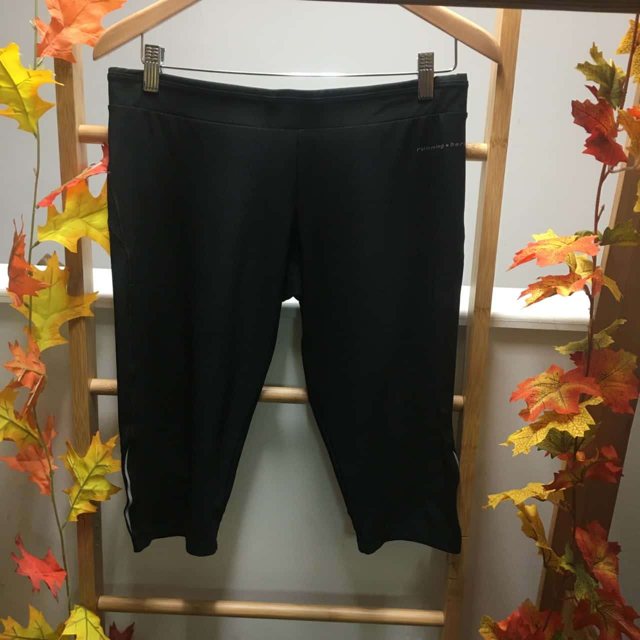 Black Leggings Knee Length 