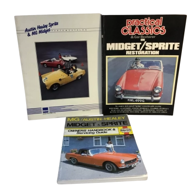 Vintage Car Manuals as pictured