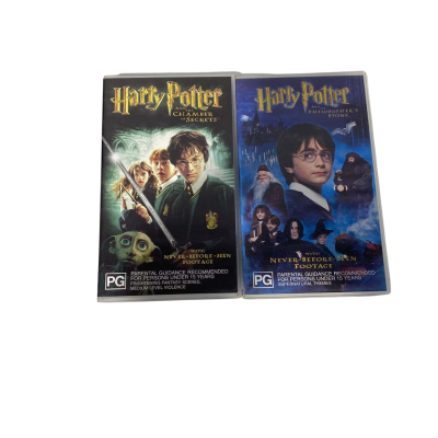 Harry Potter vhs tapes