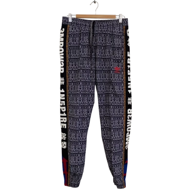 Adidas x Pharrell Williams Womens  Size M Performance Pants / Track Pants Black  / Blue / Pattern / Red / White / Yellow 