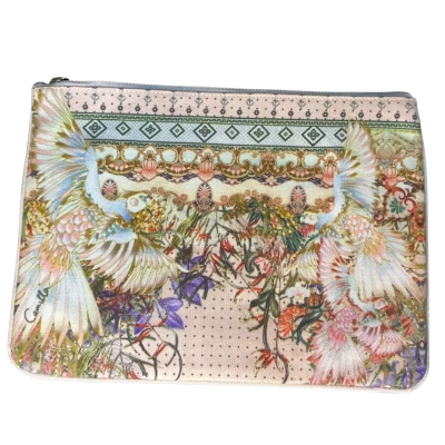 Camilla Pink Parrot Clutch 