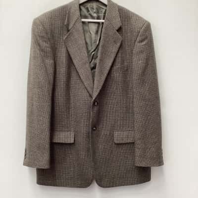 Reserve Mens  Size 107R Blazer Black  / Brown 