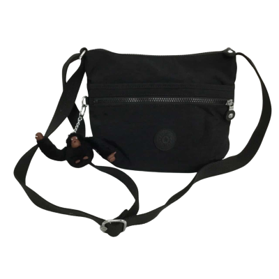 Kipling Small Cross Body Bag  Includes Black Orangutang Keyring  Black  
