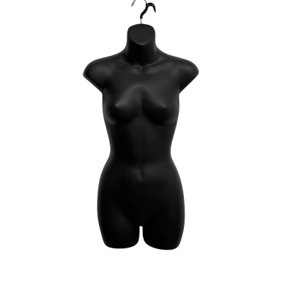 womens torso mannequin black