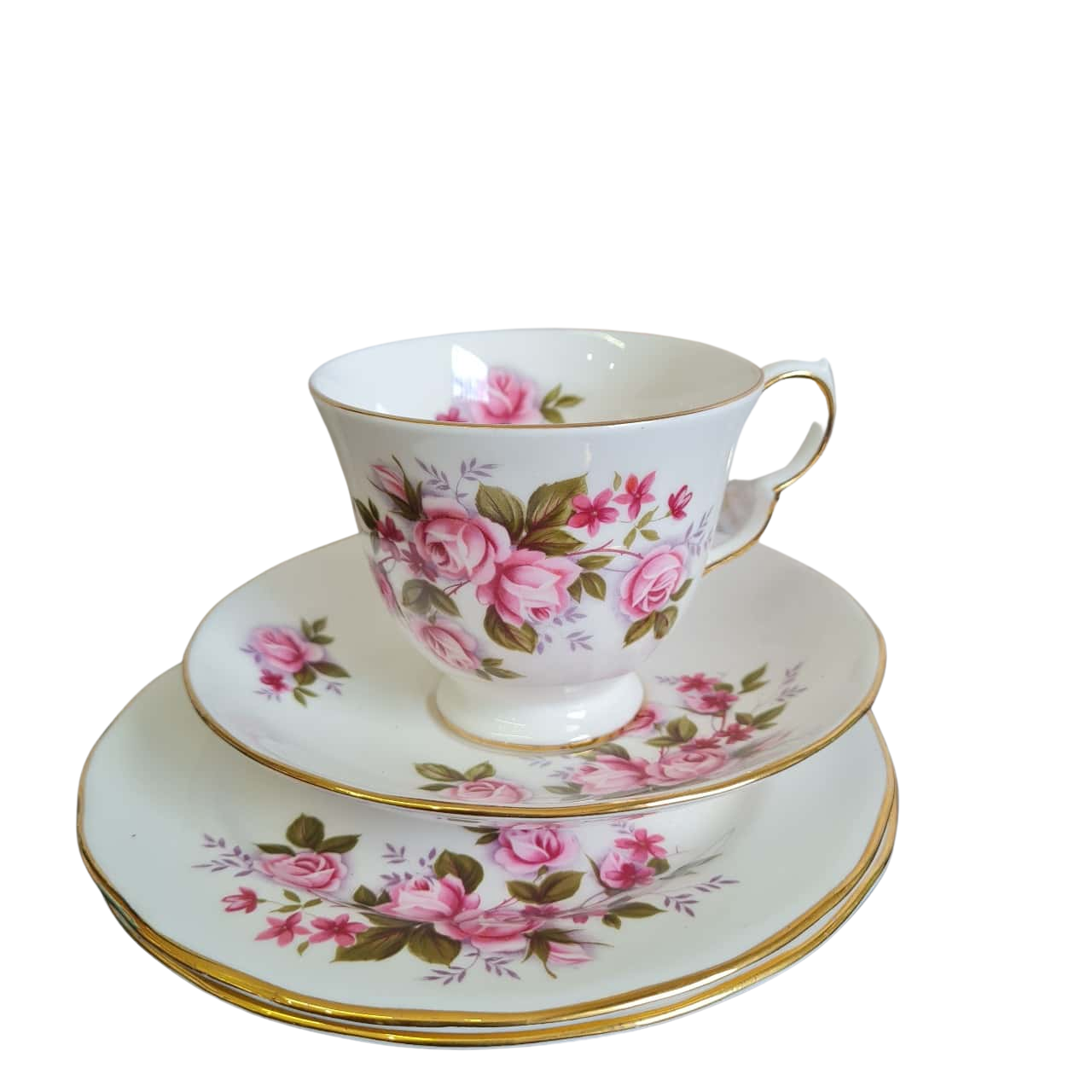 "Queen Anne" Bone China Trio Set(s)