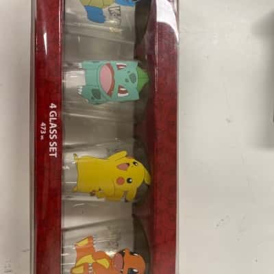 Pokémon 4 glass set
