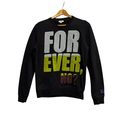 Kenzo Women’s Size S “Forever,No?” Crewneck Sweater