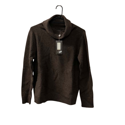 Toorallie Women's Size XL Australian Wool Turtleneck Jumper in Brown 