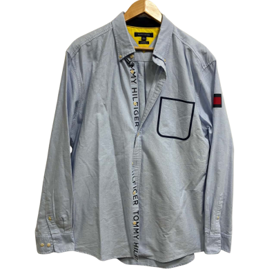 Tommy Hilfiger Mens Shirt Size XL Blue 