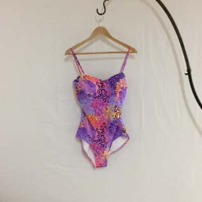 Infamous Swim Women's Size XXL Onepiece Bathers Multicoloured 