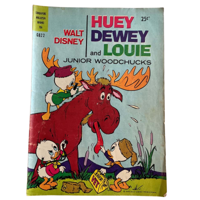 Walt Disney Huey, Dewey and Louie “Junior Woodchucks” Full Colour Vintage Comic Book