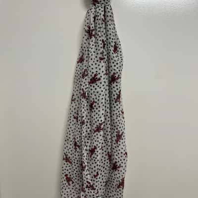  Women's One Size Scarf - Lobster Print