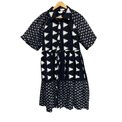 Gorman Womens  Size 6 Midi Dress Black  / Grey 