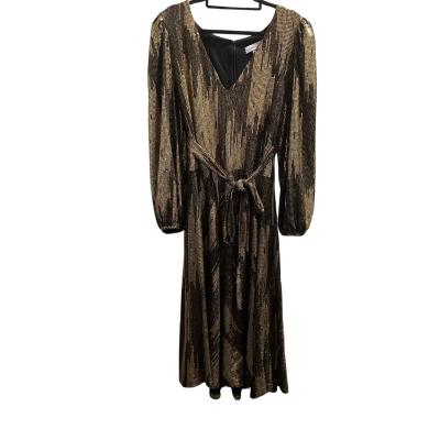 Calvin Klein Womens  Size 20 Cocktail Dress Black  / Gold 