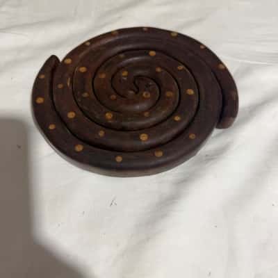 Vintage Two Headed Snake Trivet