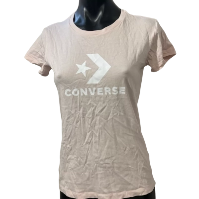 Converse Womens  Size XS Short Sleeve Shirt Pink  
