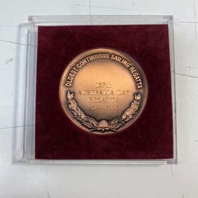AUSTRALIA DAY SAILING REGATTA CASED MEDAL 2003