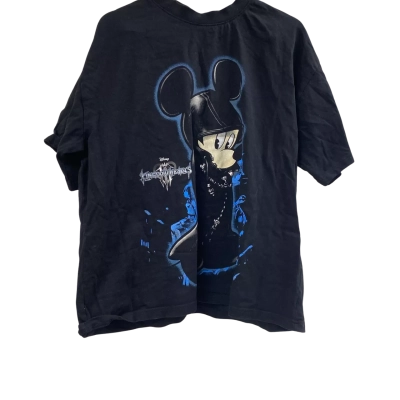  Men's Kingdom Hearts Size XL Short Sleeve T-shirt Black  