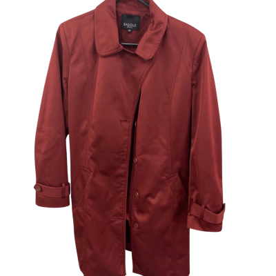 Basque Womens  Size 14 Trenchcoat Red 